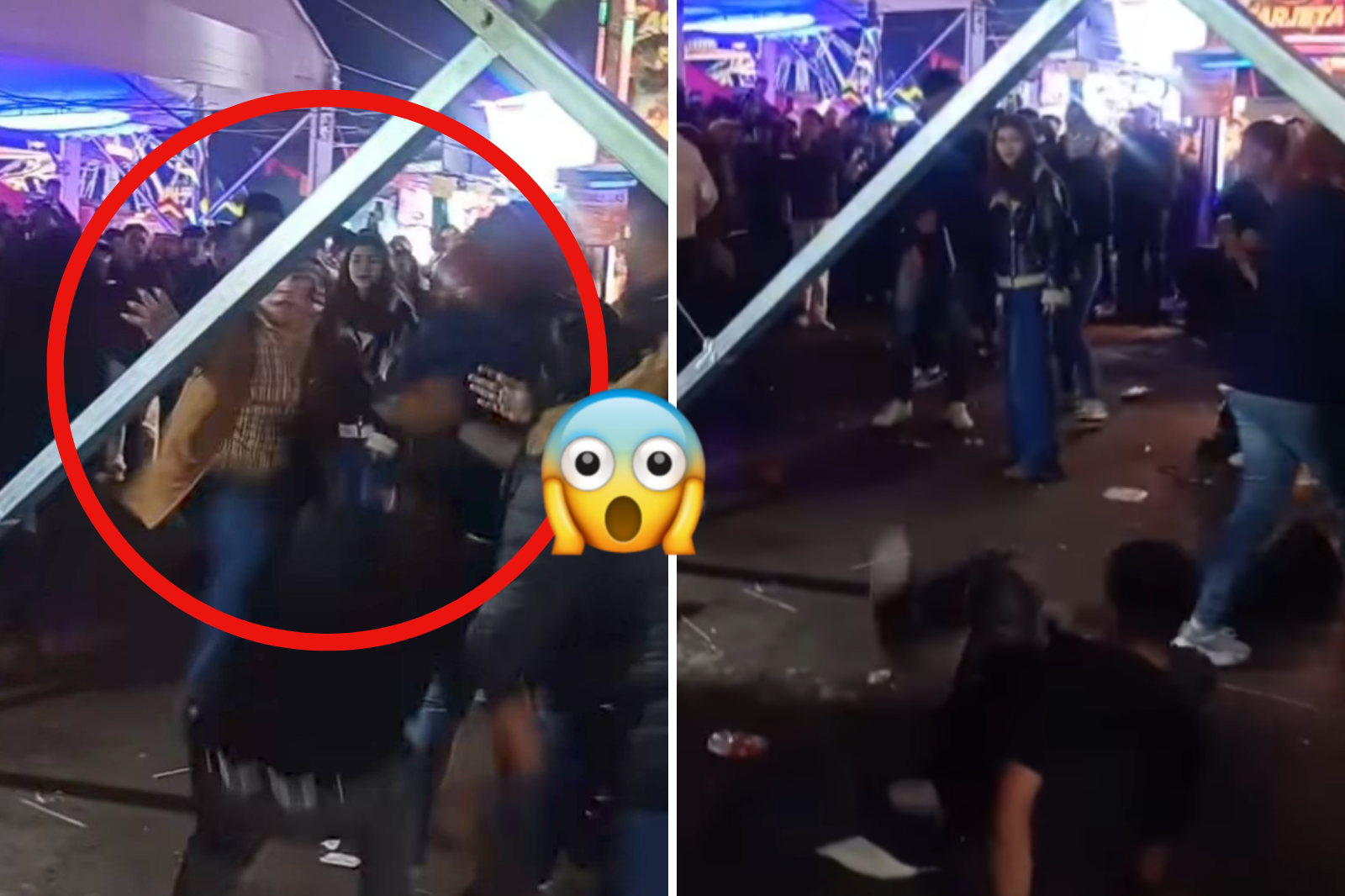 VIDEO | Una noche de fiesta terminó con empujones y reclamos en la Feria Tulancingo 2025