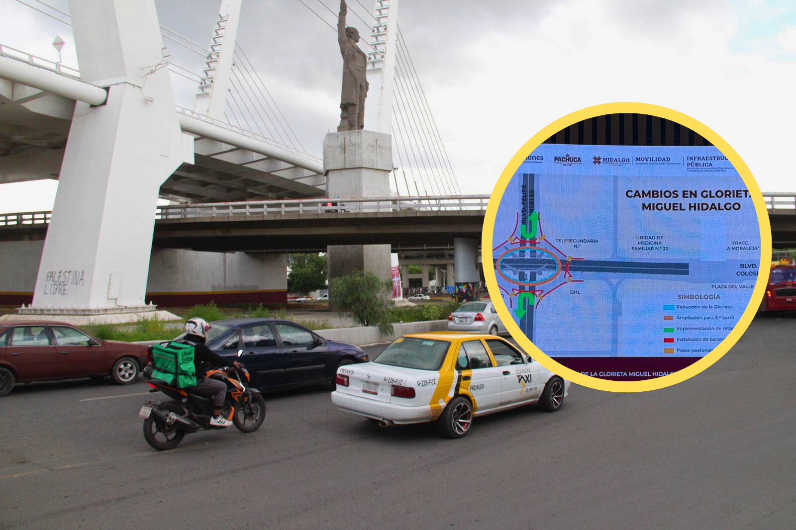 Pachuca: adecuación de la Glorieta 24 Horas superará los 40 mdp; atrae solo a un contratista