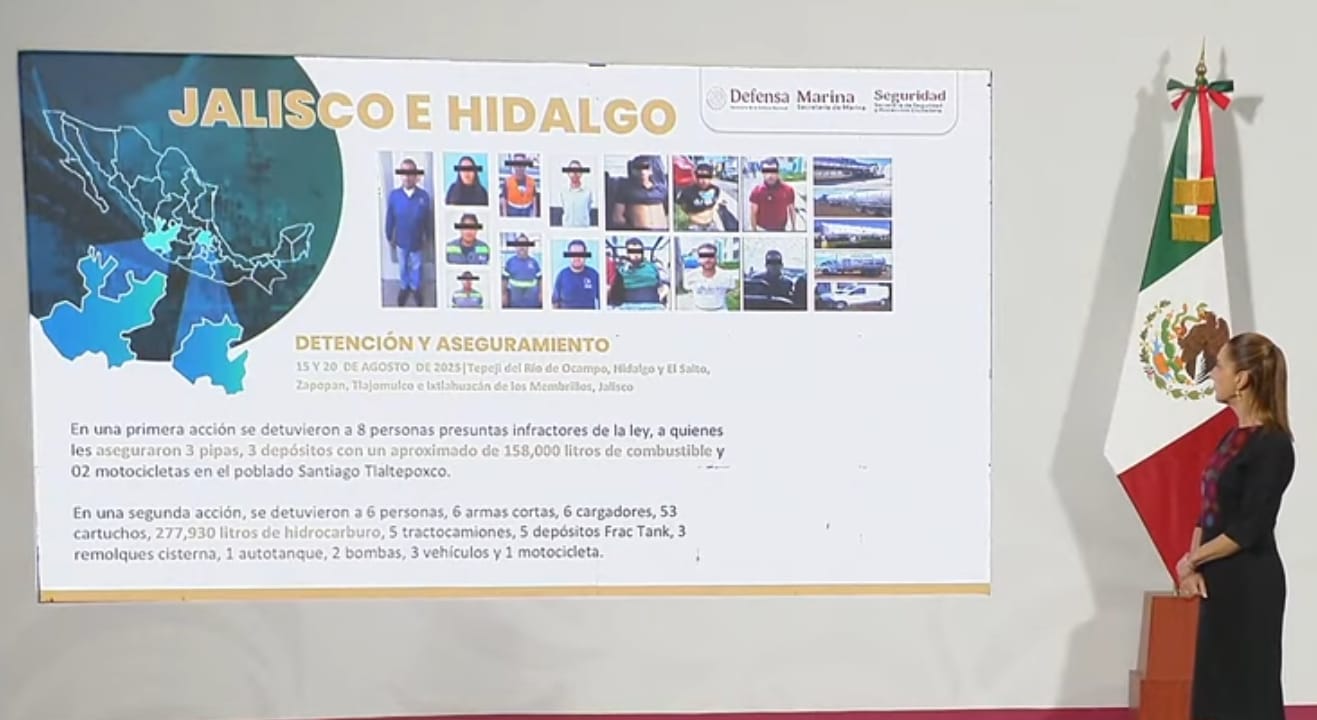 ¡Golpe al huachicol! 158 mil litros asegurados en Tepeji del Río