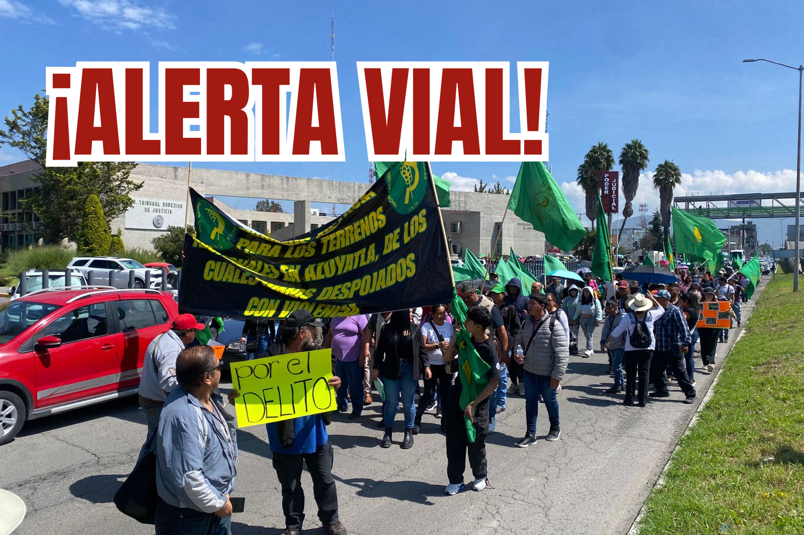 Manifestación en Pachuca provoca cierres y caos vial en bulevar Felipe Ángeles