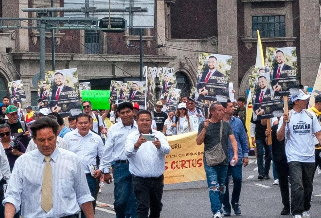Protesta en CDMX por denuncias falsas
