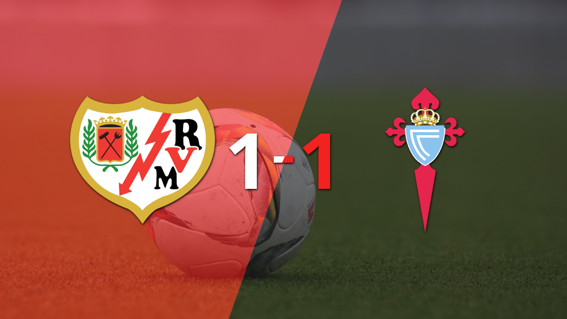 Rayo Vallecano y Celta igualaron 1 a 1