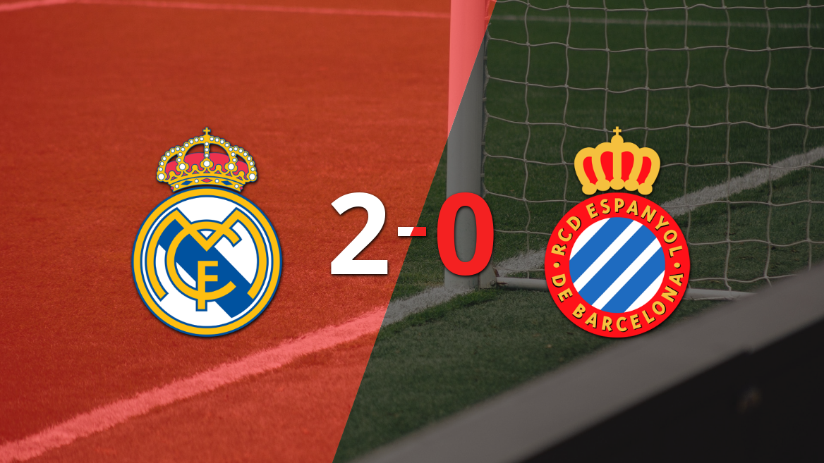 Real Madrid celebró una victoria 2-0 sobre Espanyol