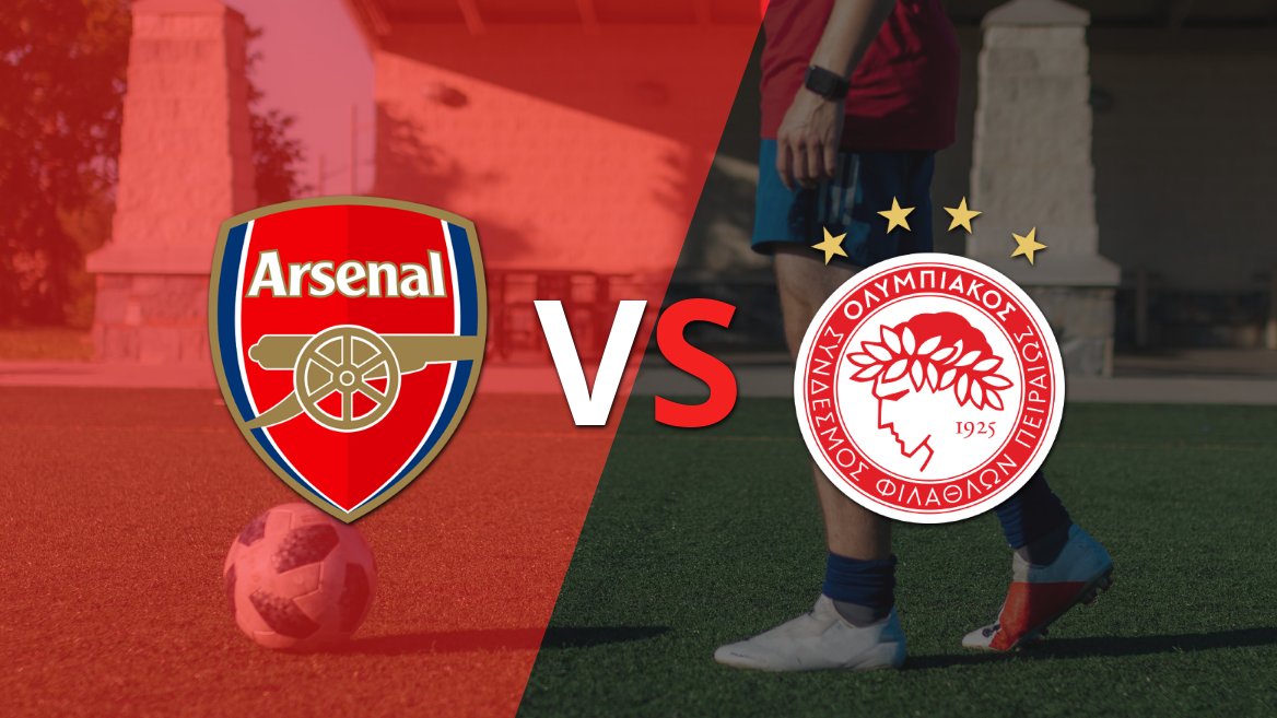 Por la fecha 2 se enfrentarán Arsenal y Olympiacos