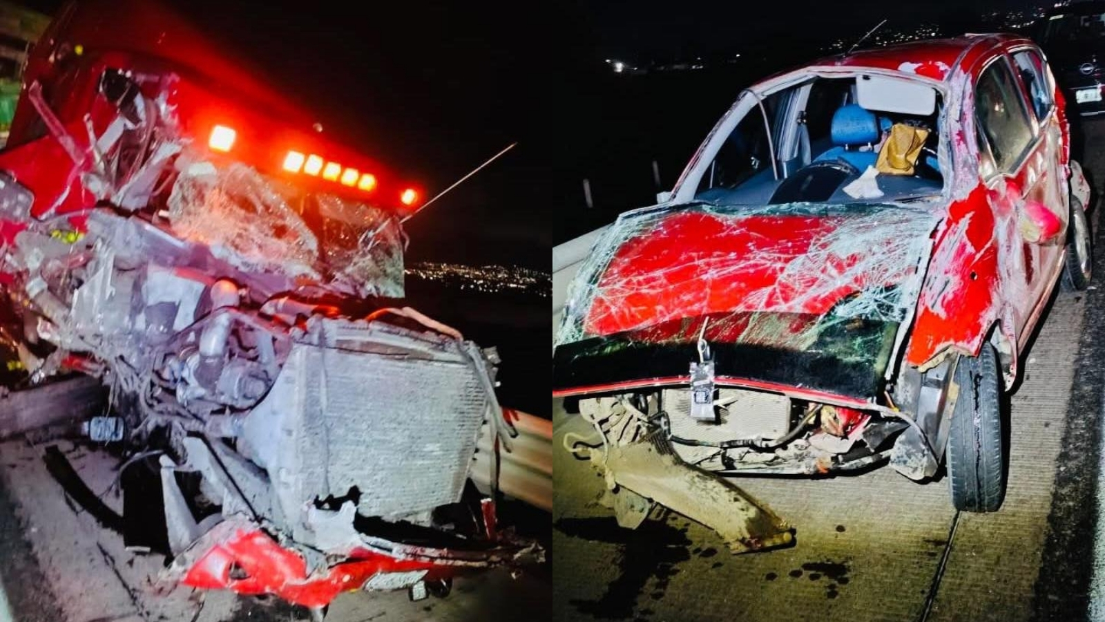 Accidente en la México-Tuxpan deja cuatro lesionados