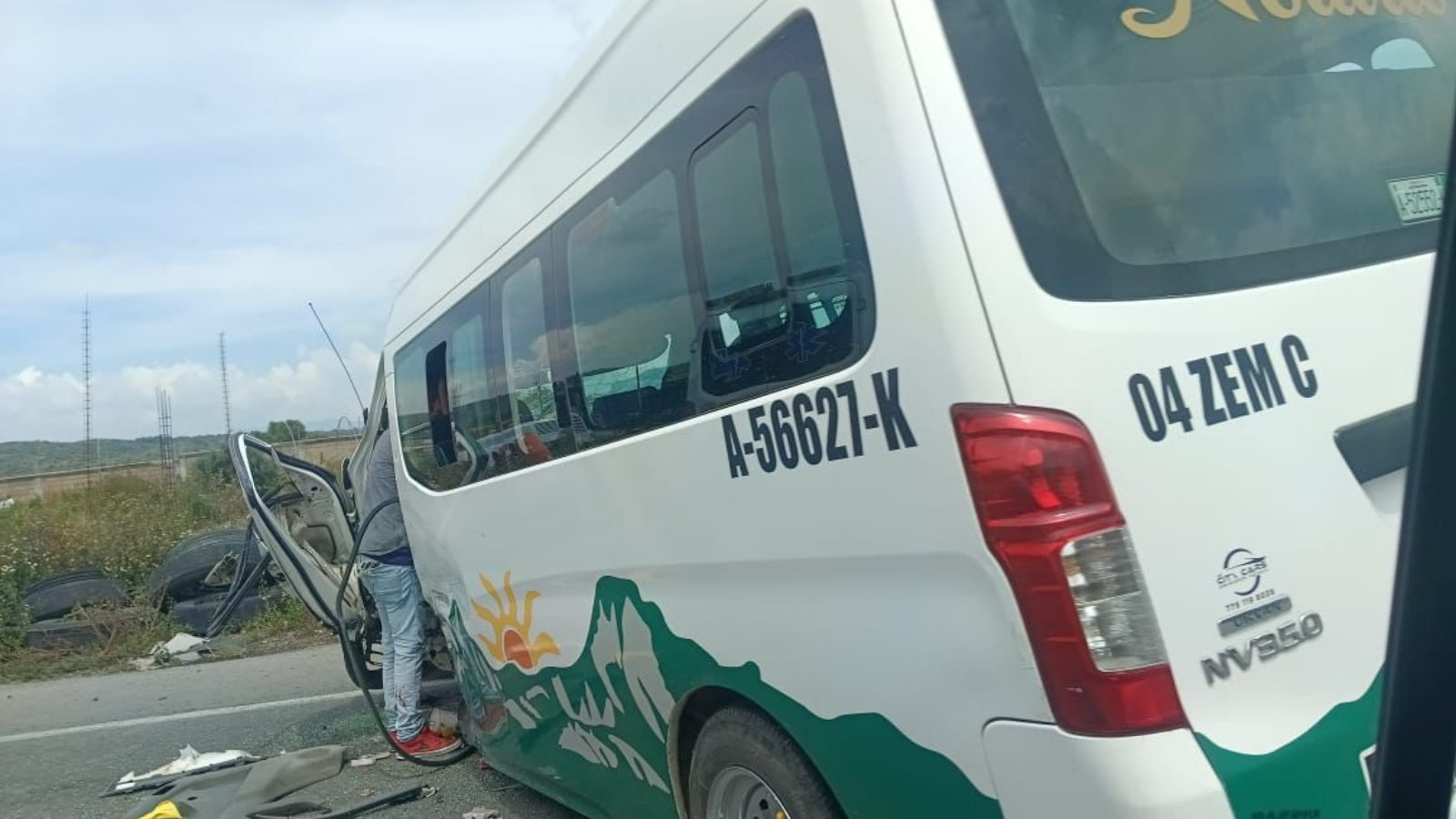 Accidente en la carretera Pachuca-Sahagún deja una persona lesionada