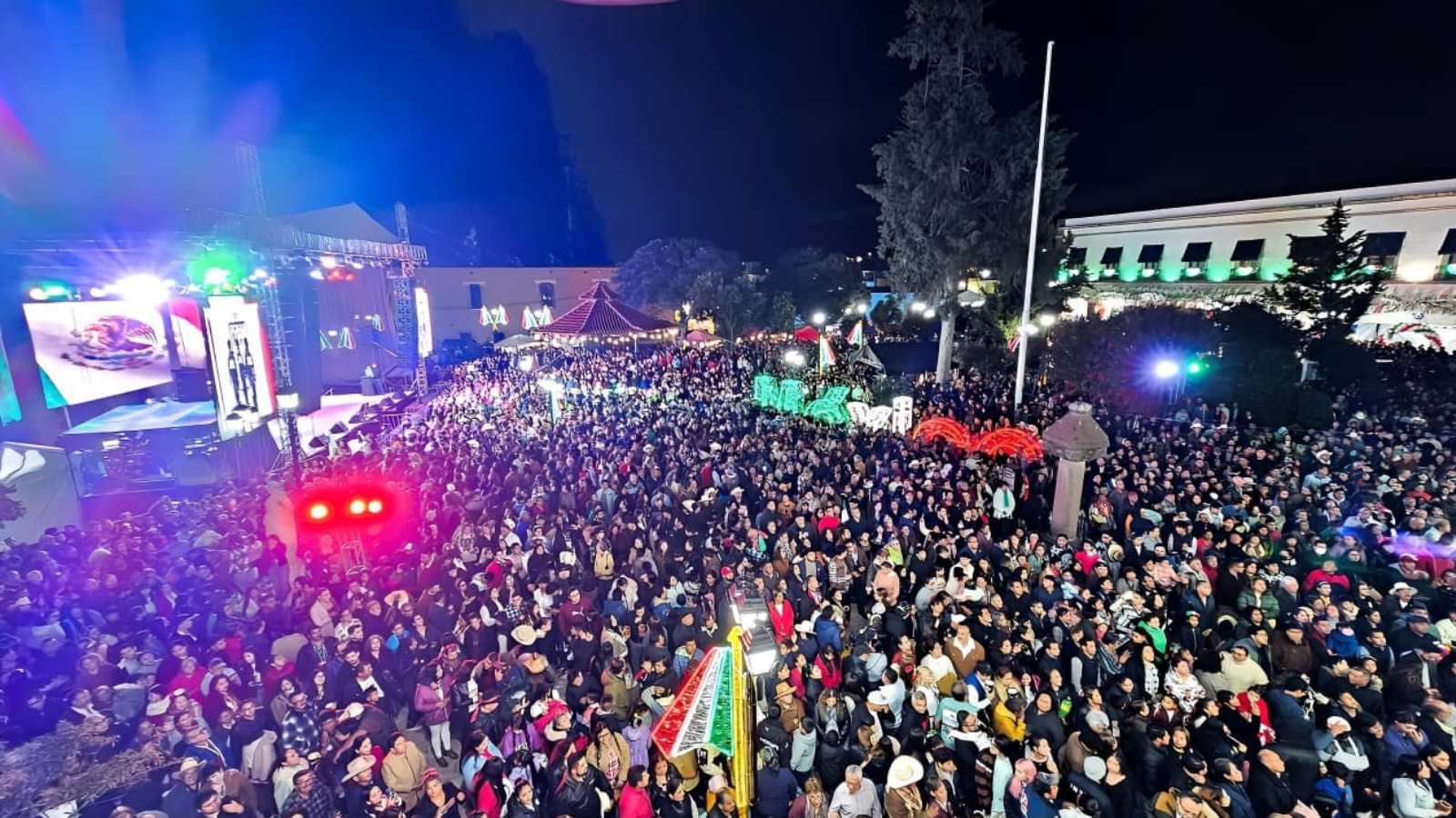 Así vivieron el Grito de Independencia en Zempoala