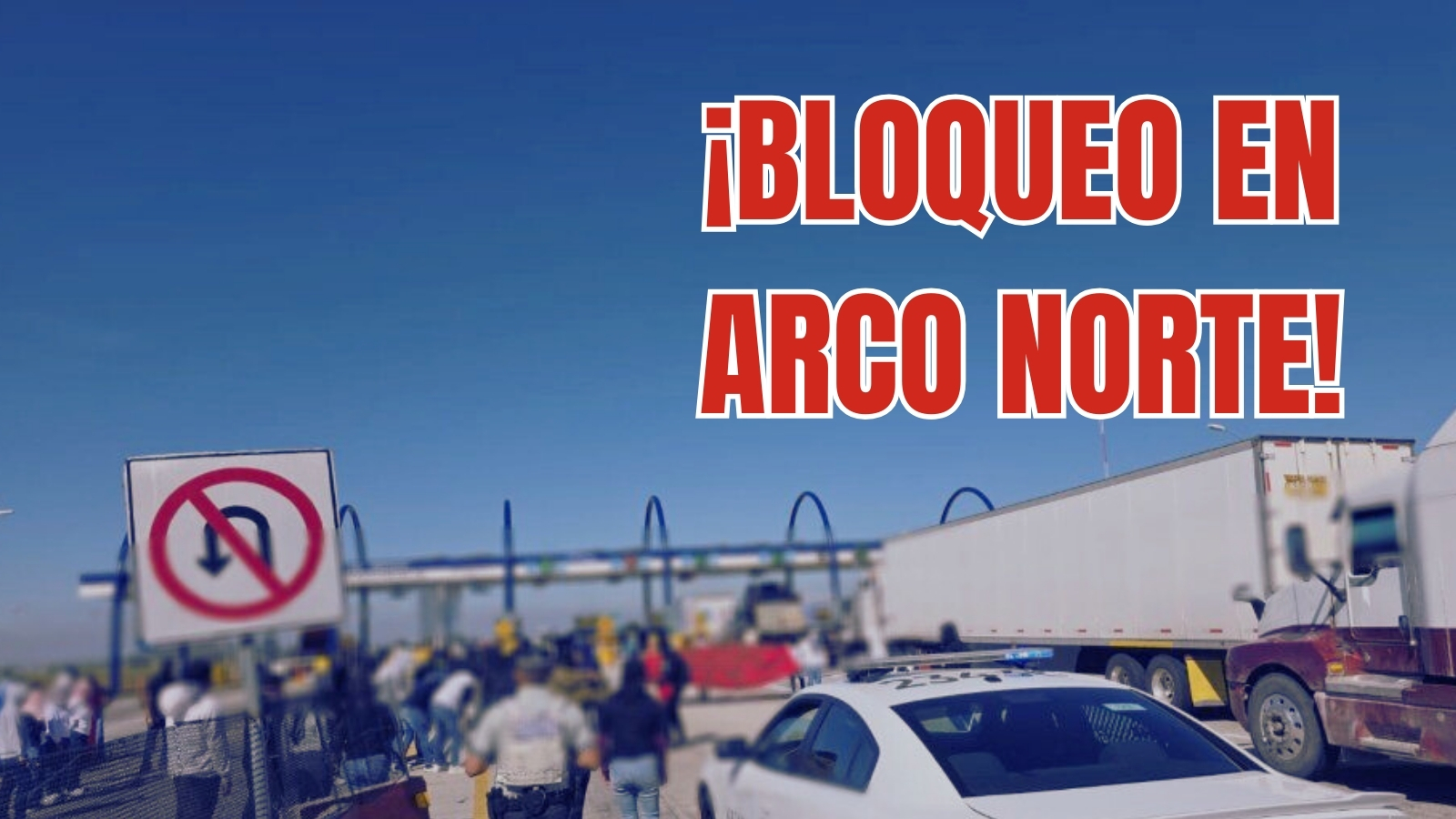 Bloqueo en Arco Norte: protestan normalistas de El Mexe