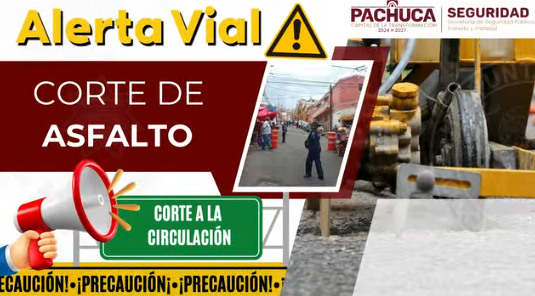 Pachuca: cierran calles del centro por pavimentación hidráulica