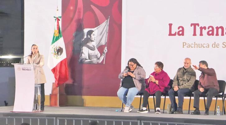 La presidenta Claudia Sheinbaum visita Hidalgo por octava vez