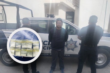 Sujeto detenido por insultar en vía pública a mujer en Mineral de la Reforma