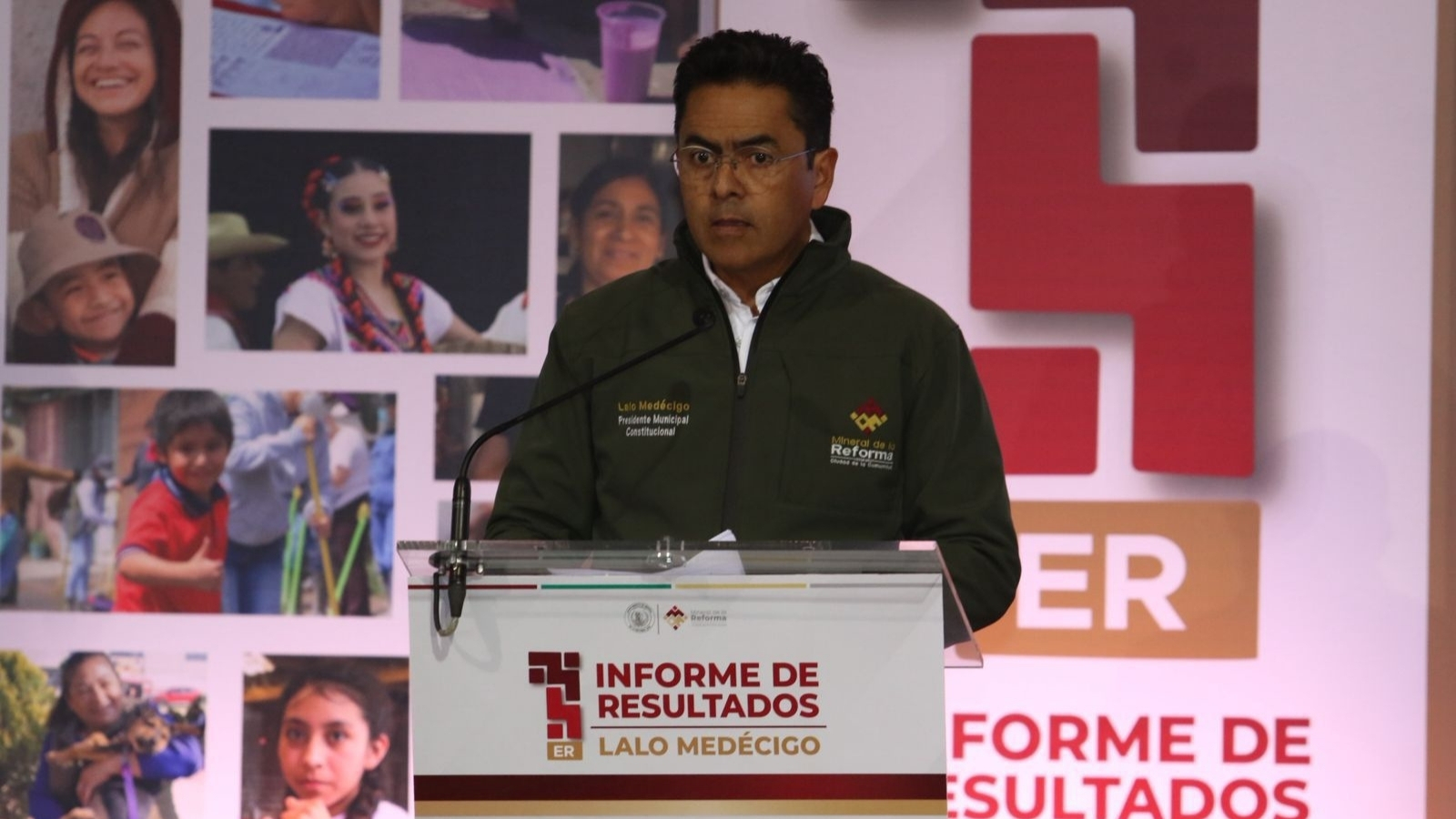 Eduardo Medécigo anuncia estación del tren AIFA-Pachuca en su primer informe