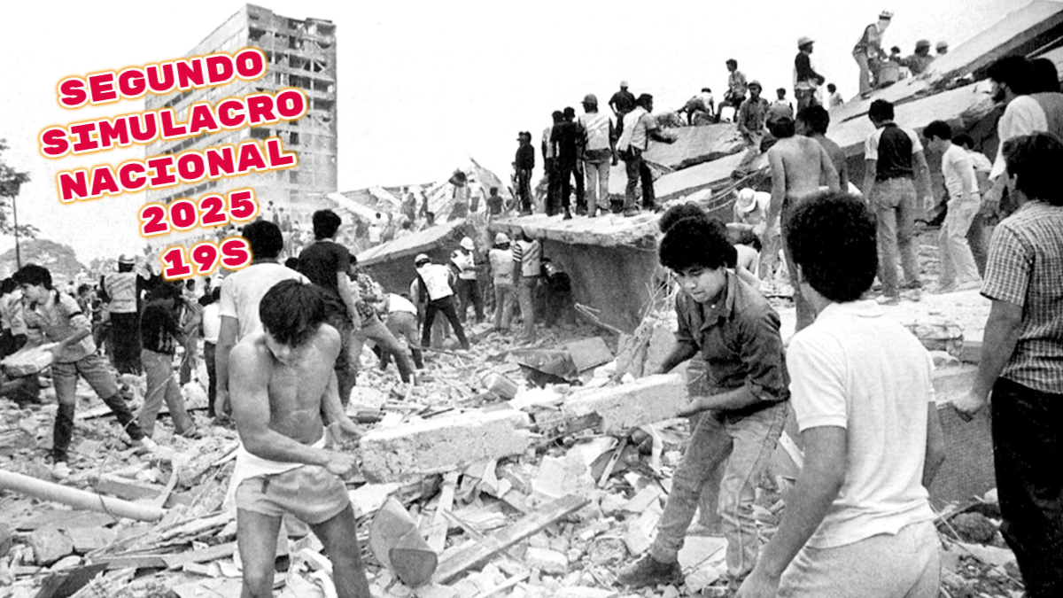 19S: Así se realizó el Segundo Simulacro Nacional 2025 a 40 años y 8 años de los sismos de 1985 y 2017