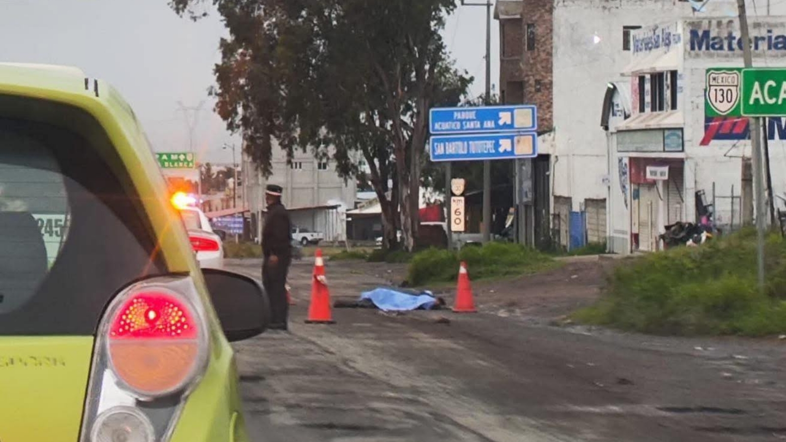 Hombre muere en accidente en Tulancingo