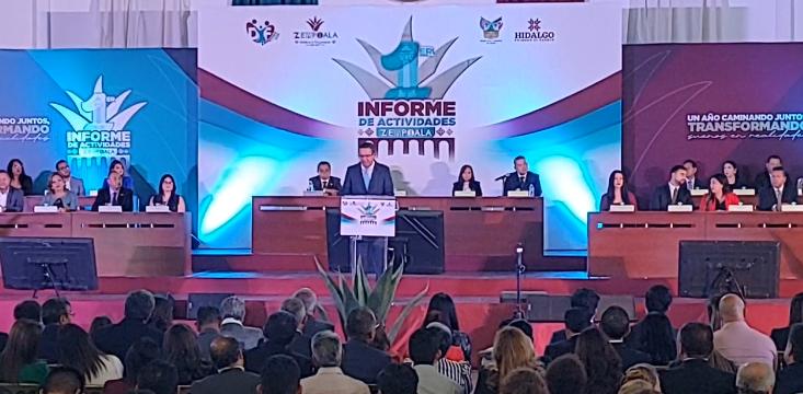 Zempoala: alcalde Francisco Sinuhé rinde su primer informe y denuncia corrupción de exfuncionarios