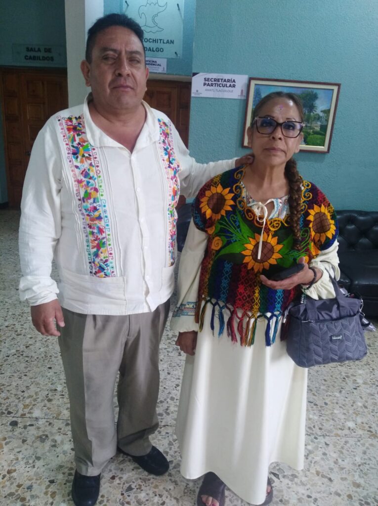 Regidor Manuel Rubén García Ortiz y su esposa Ramona Hernández