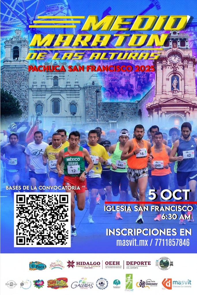 Medo Maratón de las Alturas  Pachuca San Francisco 2025
