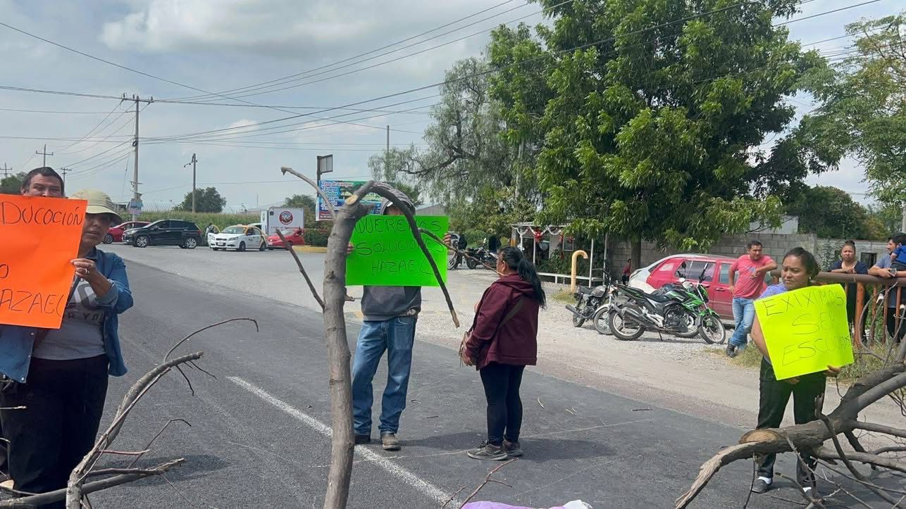 Por esta razón bloquean carretera Tlahuelilpan-Mixquiahuala