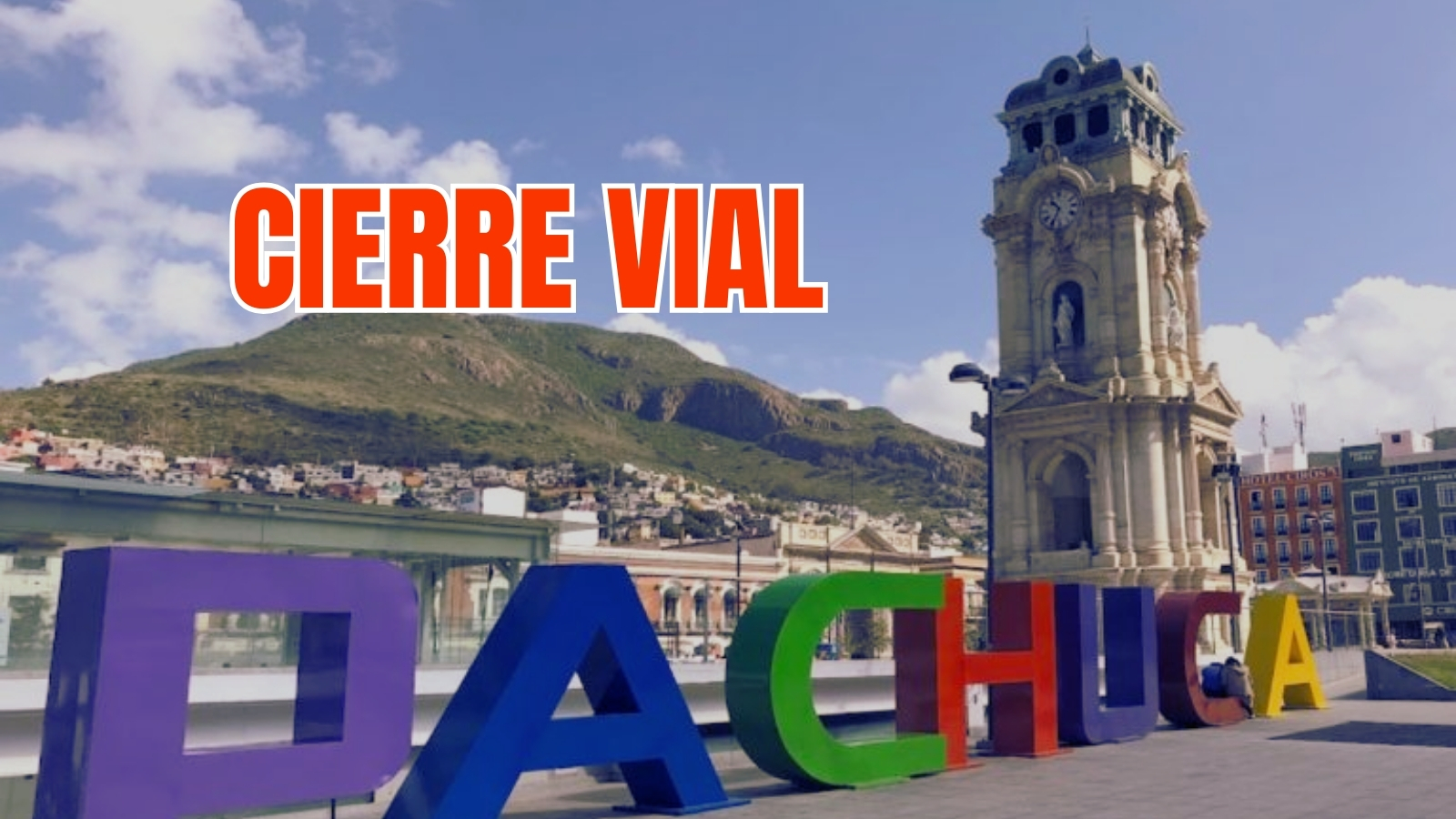 Cierre vial por rehabilitación en esta zona de Pachuca