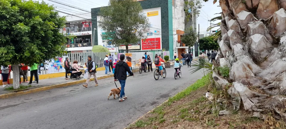 Cierran Avenida Revolución para uso peatonal en Pachuca