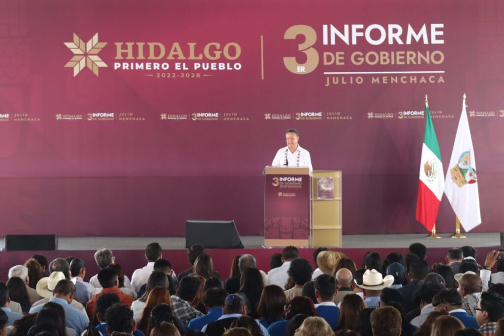 Julio Menchaca anunció inversiones federales que se instalarán en la zona Tula. 