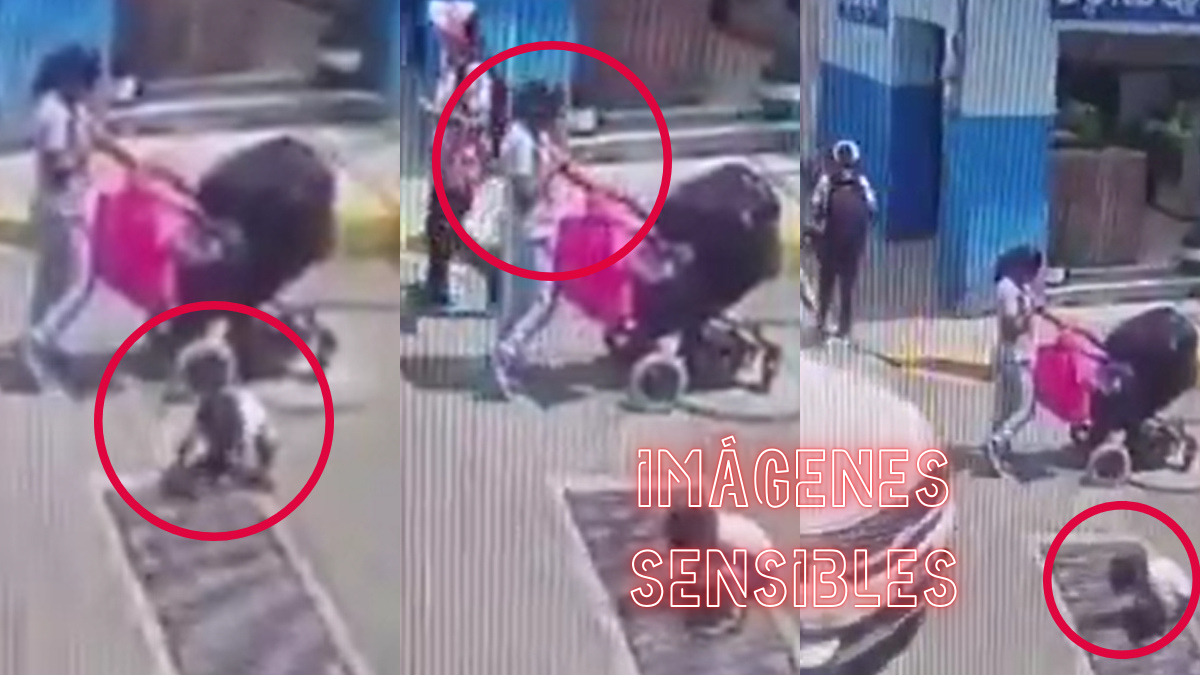 VIDEO: Niño es atropellado mientras su mamá veía el celular