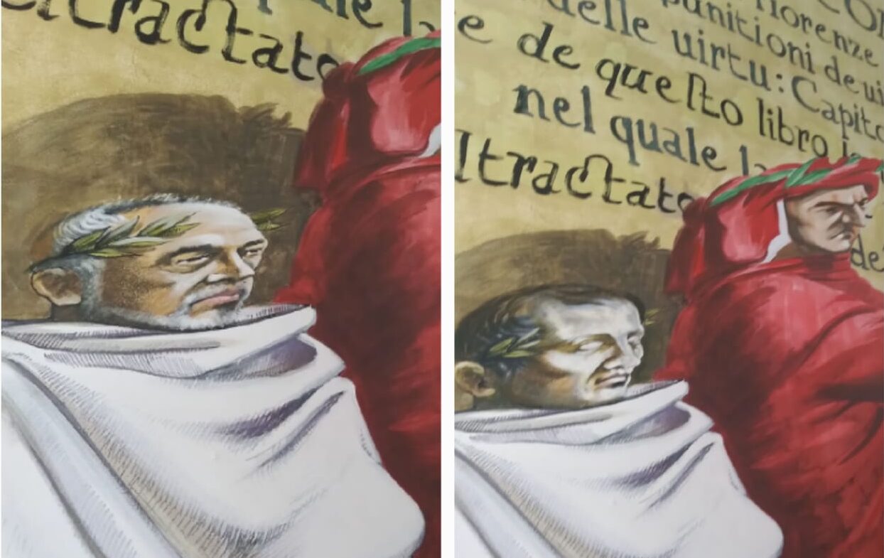 Tras polémica, retiran del mural la imagen del director de cultura en Tulancingo