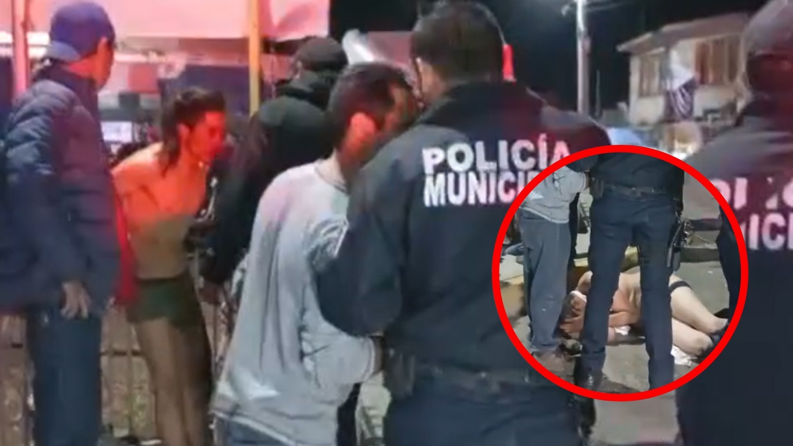 VIDEO | Vecinos capturan y castigan a presuntos ladrones en Epazoyucan