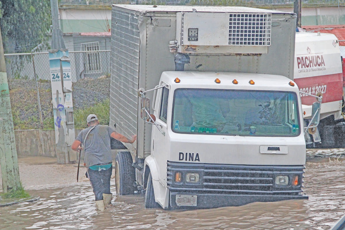 Persisten las intensas precipitaciones en Pachuca