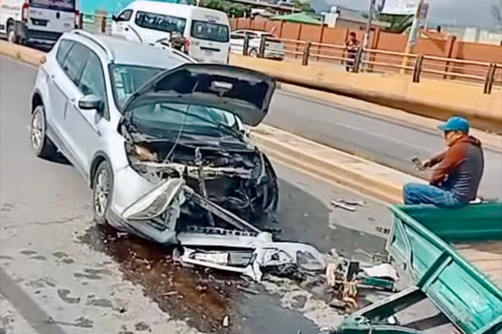 Tráfico detenido en Actopan: te contamos cómo fue el accidente