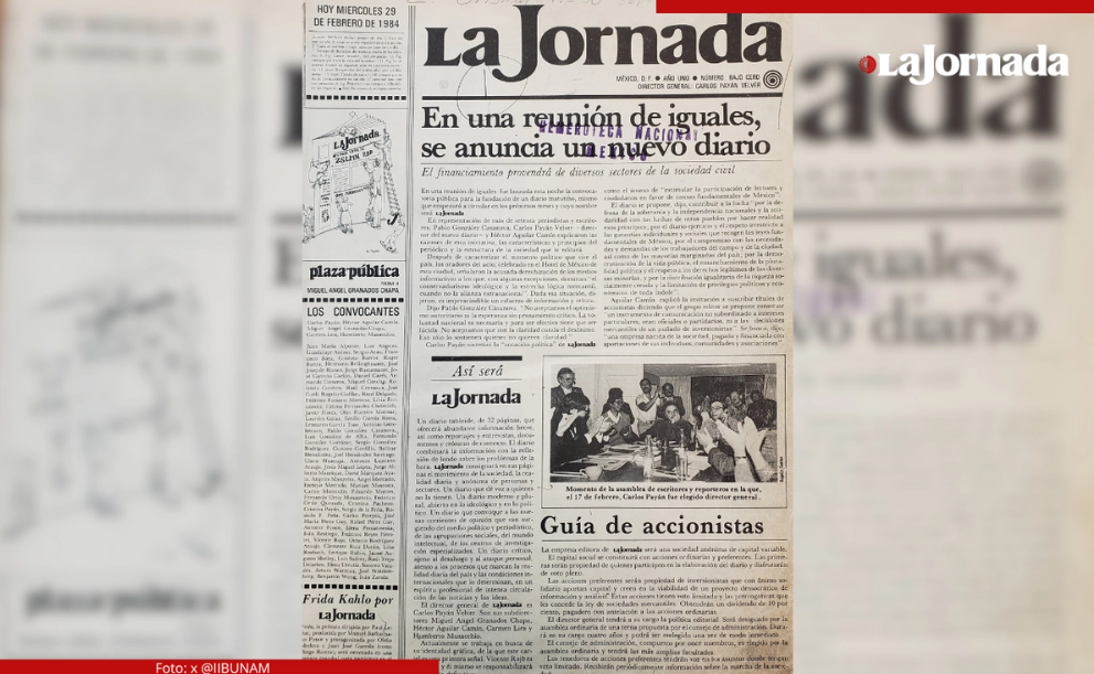 41 años del diario La Jornada