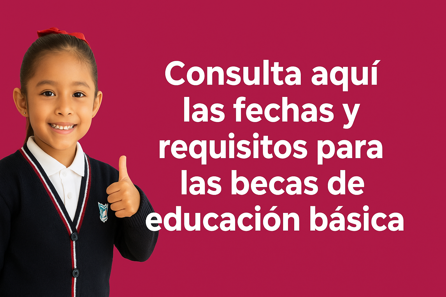 Becas de educación básica en Hidalgo para primarias: fechas y requisitos para el ciclo 2025-2026