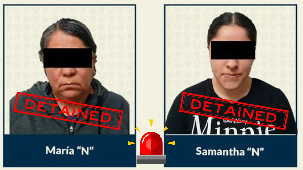 La viuda de El Ojos y su hija fueron detenidas en Pachuca tras un operativo ministerial; eran líderes del Cártel de Tláhuac.