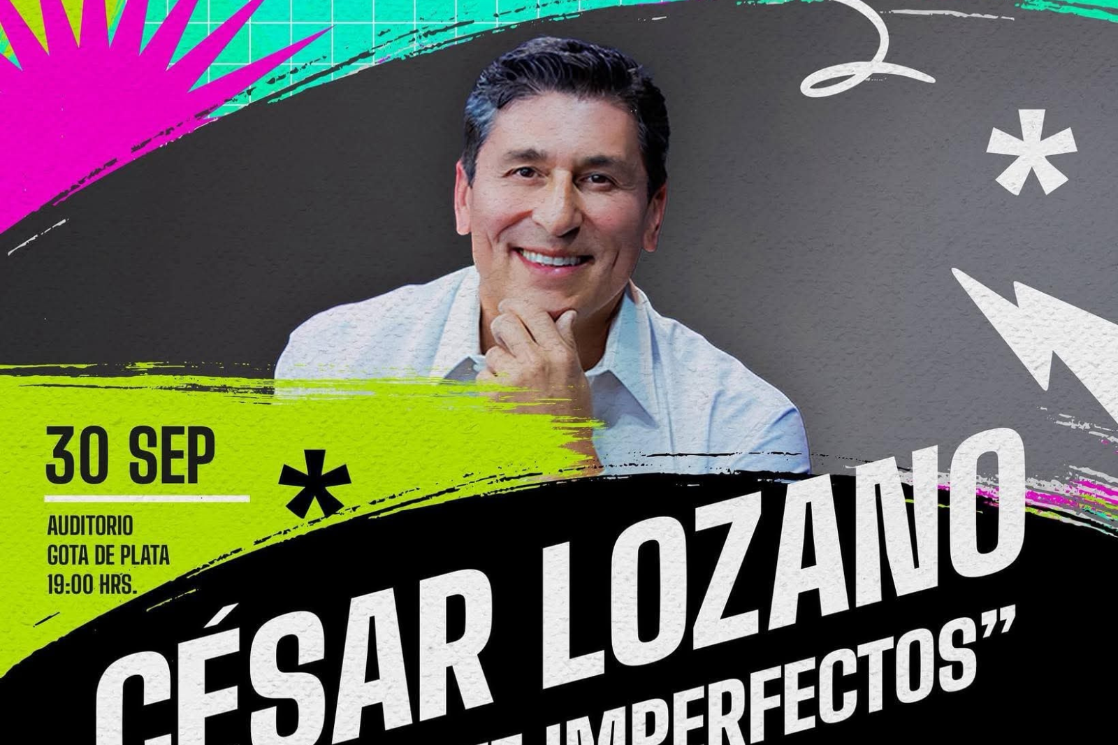 César Lozano en Pachuca: “FelizMente Imperfectos” llega a la Feria San Francisco 2025