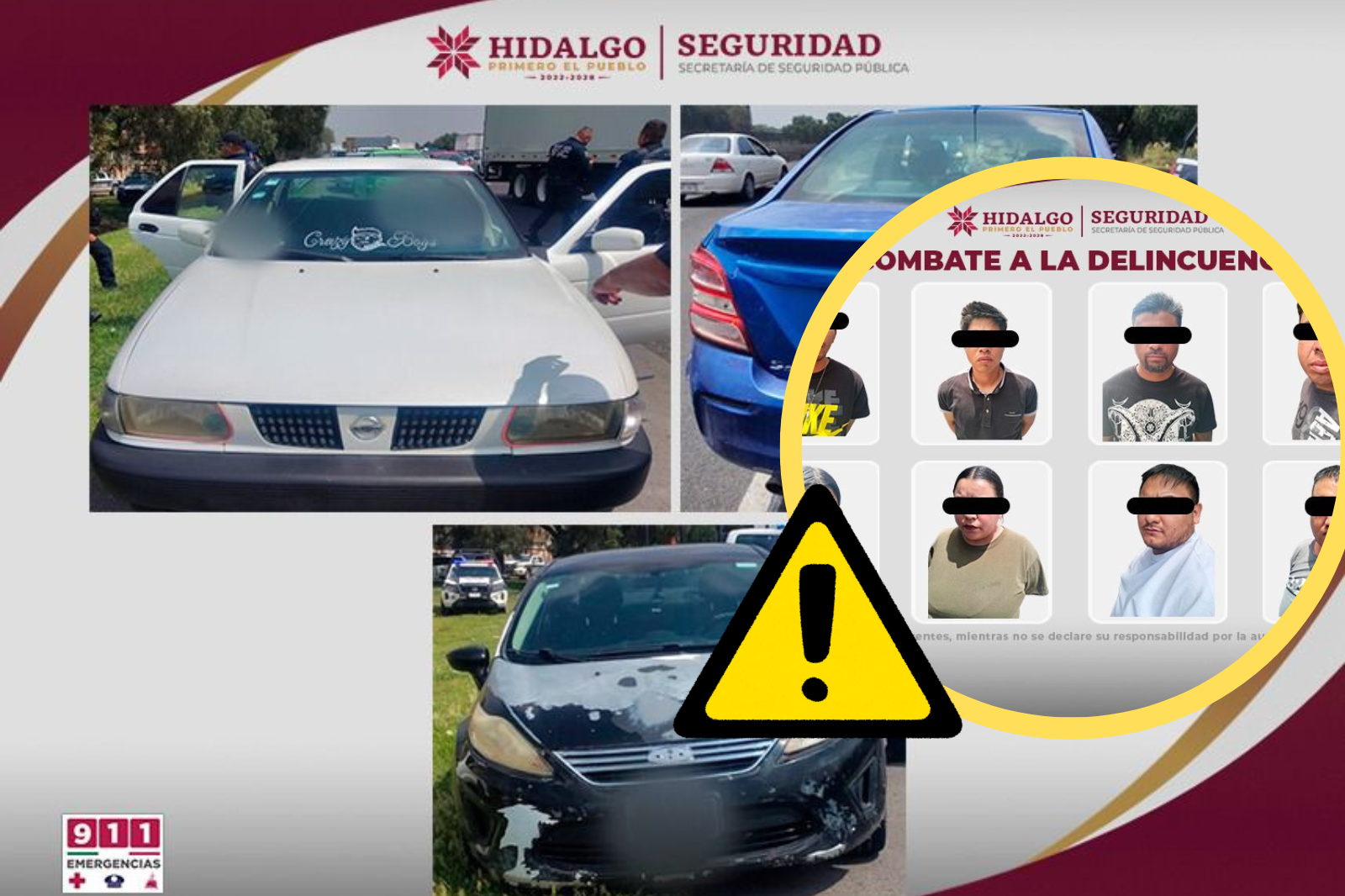 ¡Así robaban en la México-Pachuca! Caen en Tizayuca presuntos asaltantes