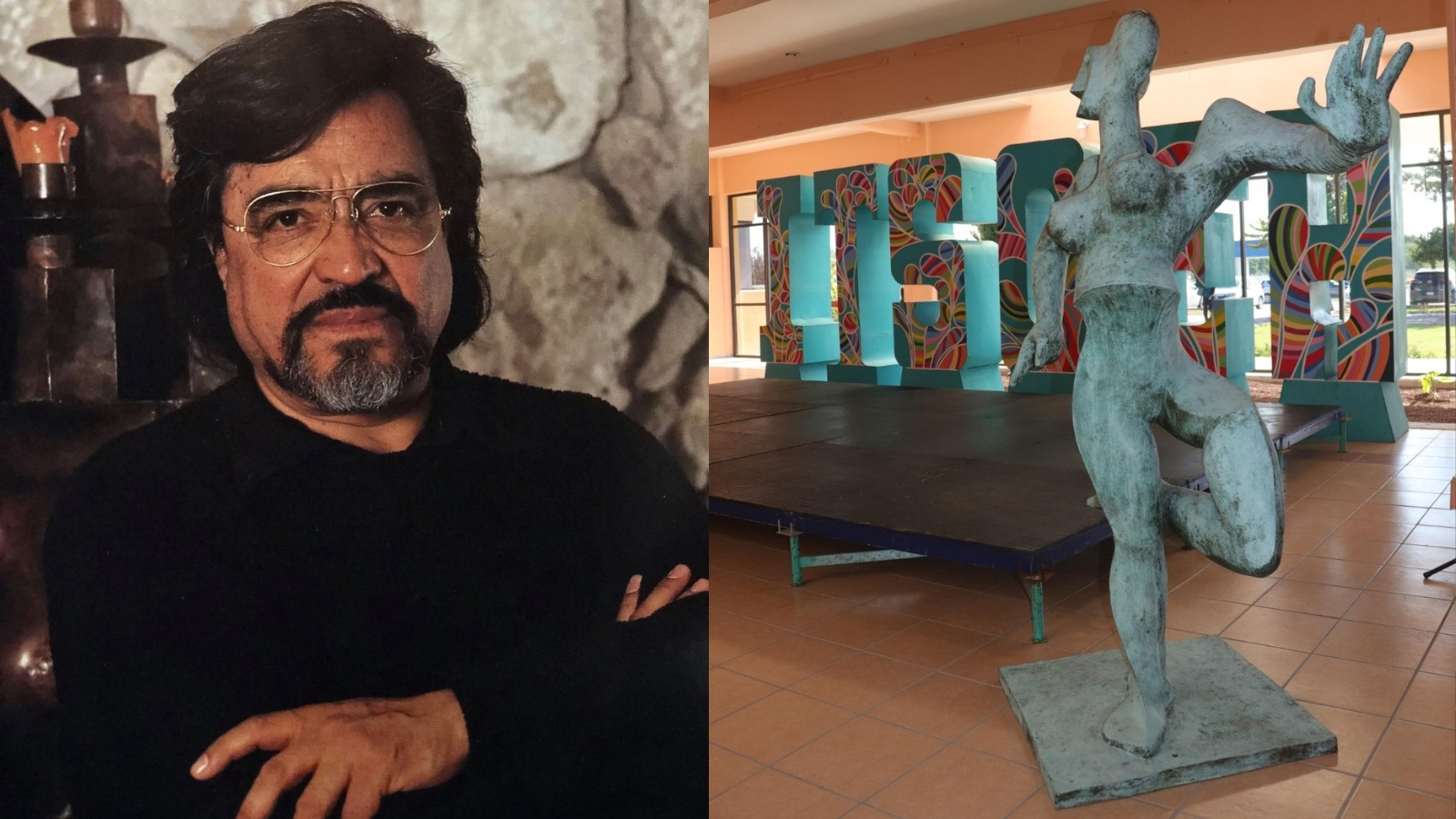 Rinden tributo al escultor hidalguense Byron Gálvez a 16 años de su partida