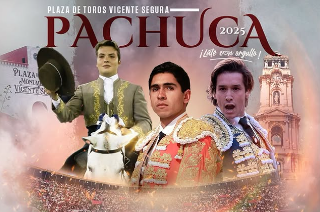 Cartel taurino del sábado 4 de octubre en la Feria Pachuca 2025: se presenta Javier Funtanet