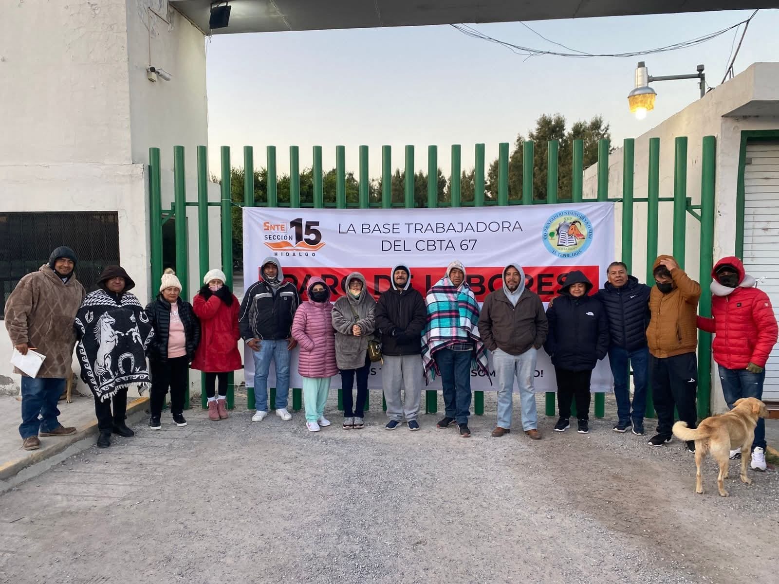 Cuatro días de paro en el CBTa 67: docentes exigen soluciones en Ixmiquilpan