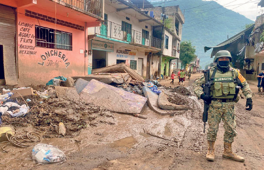 Solidaridad en Huehuetla ante el desastre