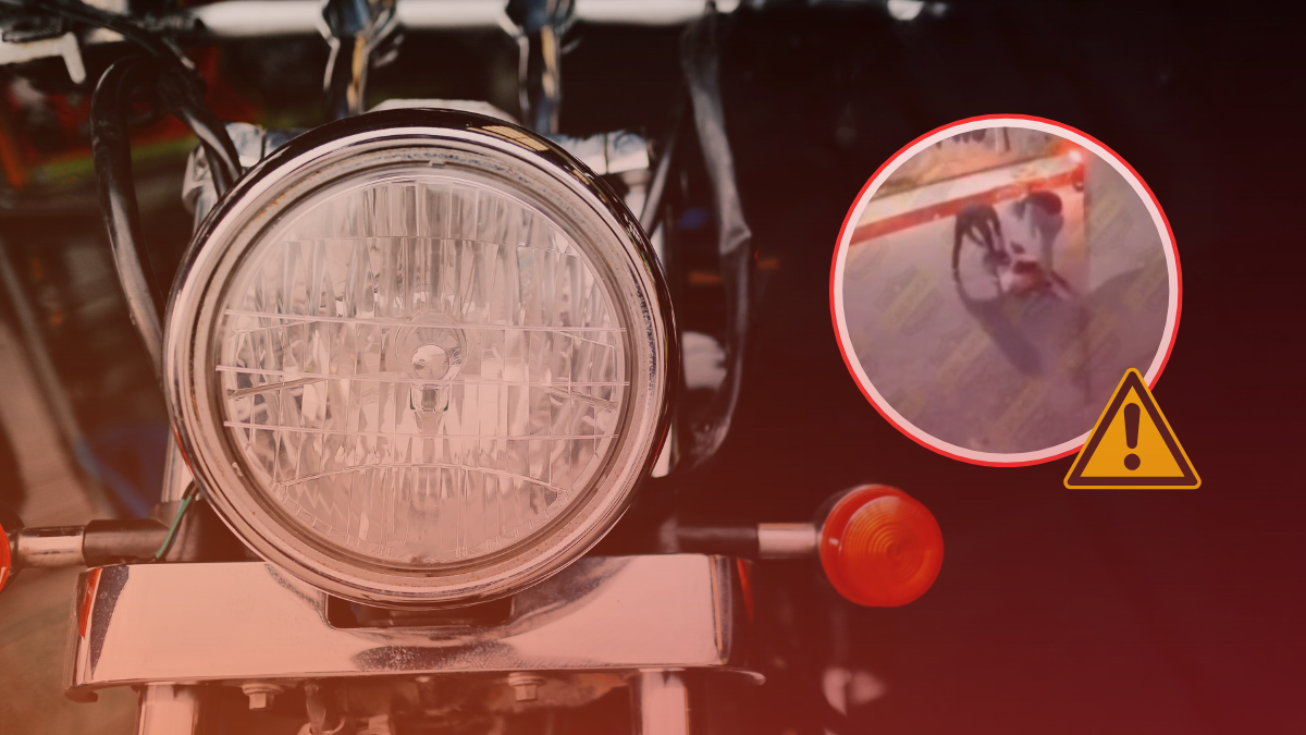 Captan en VIDEO violento asalto de tres ladrones en moto a mujer en Edomex