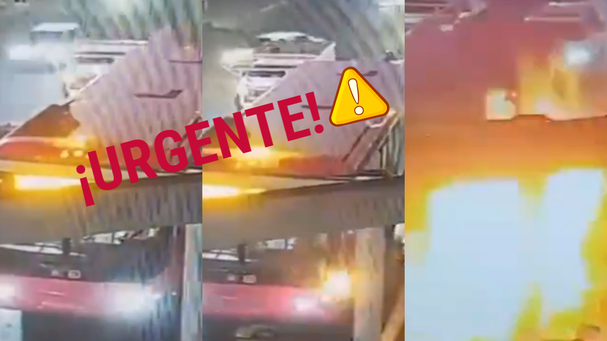 VIDEO | Hombre incendia Mexibús Rosa en Ecatepec, Edomex: pasajeros y vecinos lo detuvieron