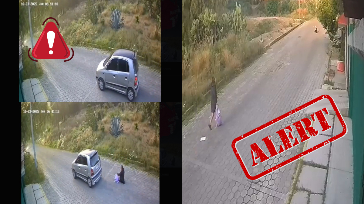 VIDEO | Taxista abusa y roba a estudiante en Coacalco, Edomex; vecinos alertan por modus operandi