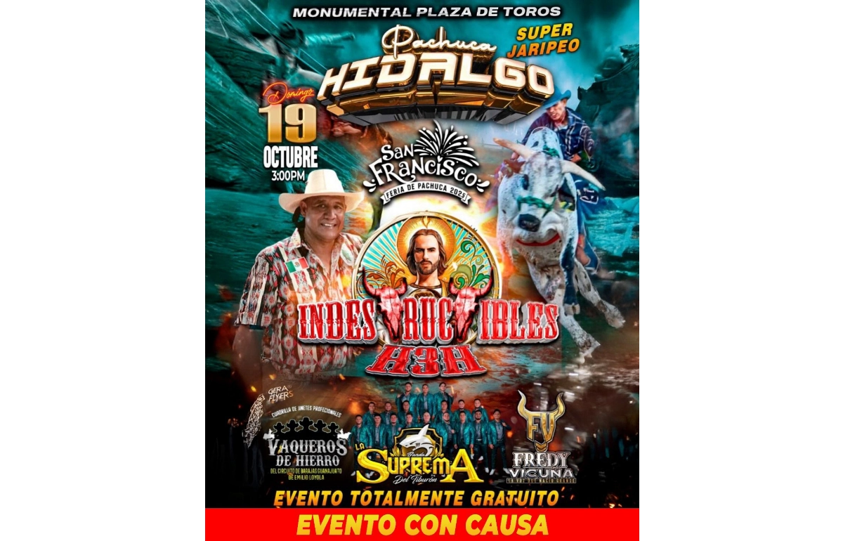 Jaripeo-Baile con causa este domingo en la Feria de San Francisco: Hidalgo se une por los damnificados