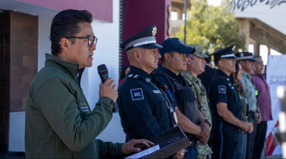 Eduardo Medécigo fortalece la Seguridad Pública de Mineral de la Reforma