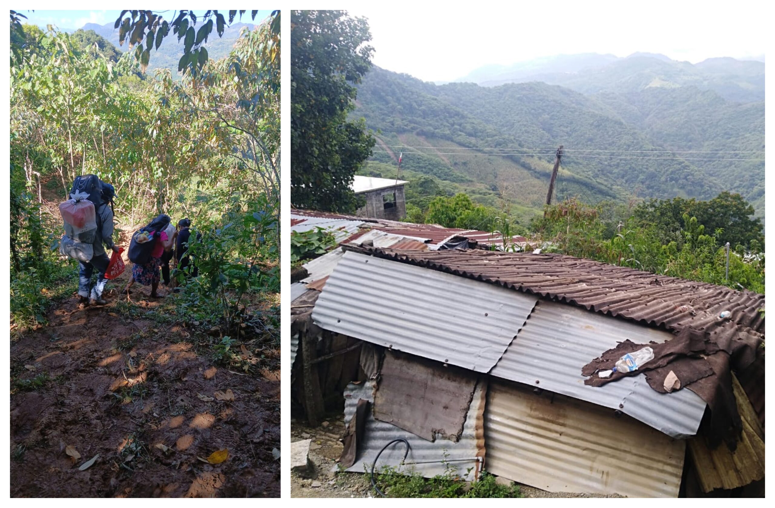 Ojalá que cuando pase esto no se olviden de uno_ afectados de La Esperanza 1 al caminar 8 km