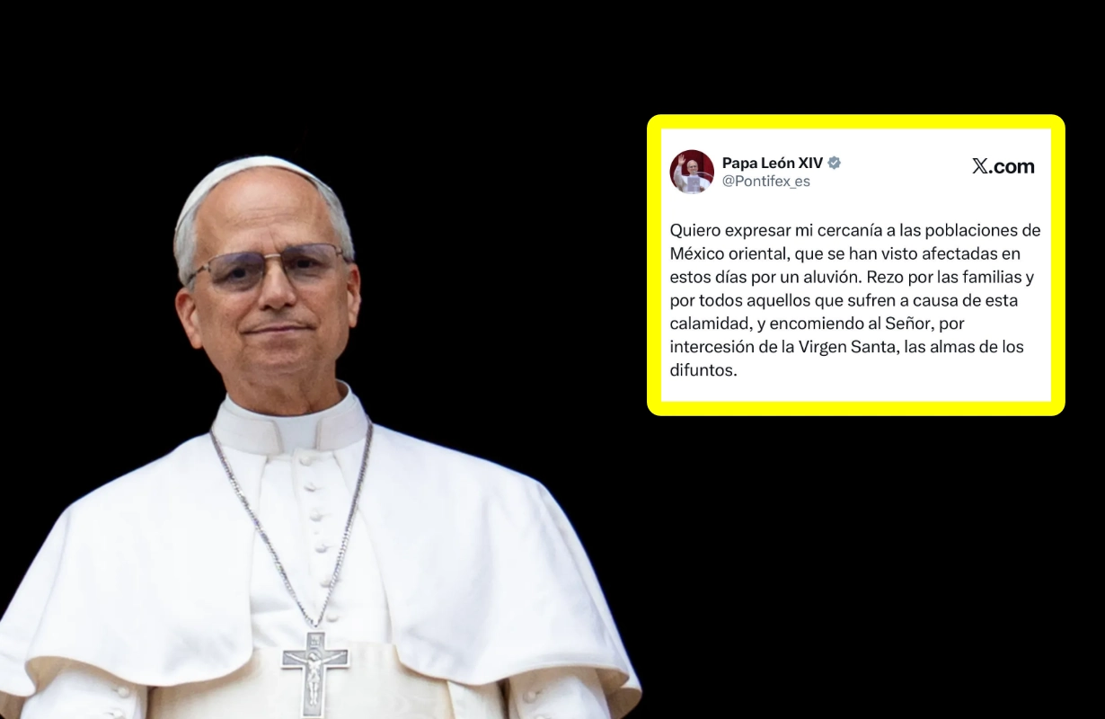 El Papa envía mensaje de consuelo a damnificados por lluvias en Hidalgo y el oriente de México