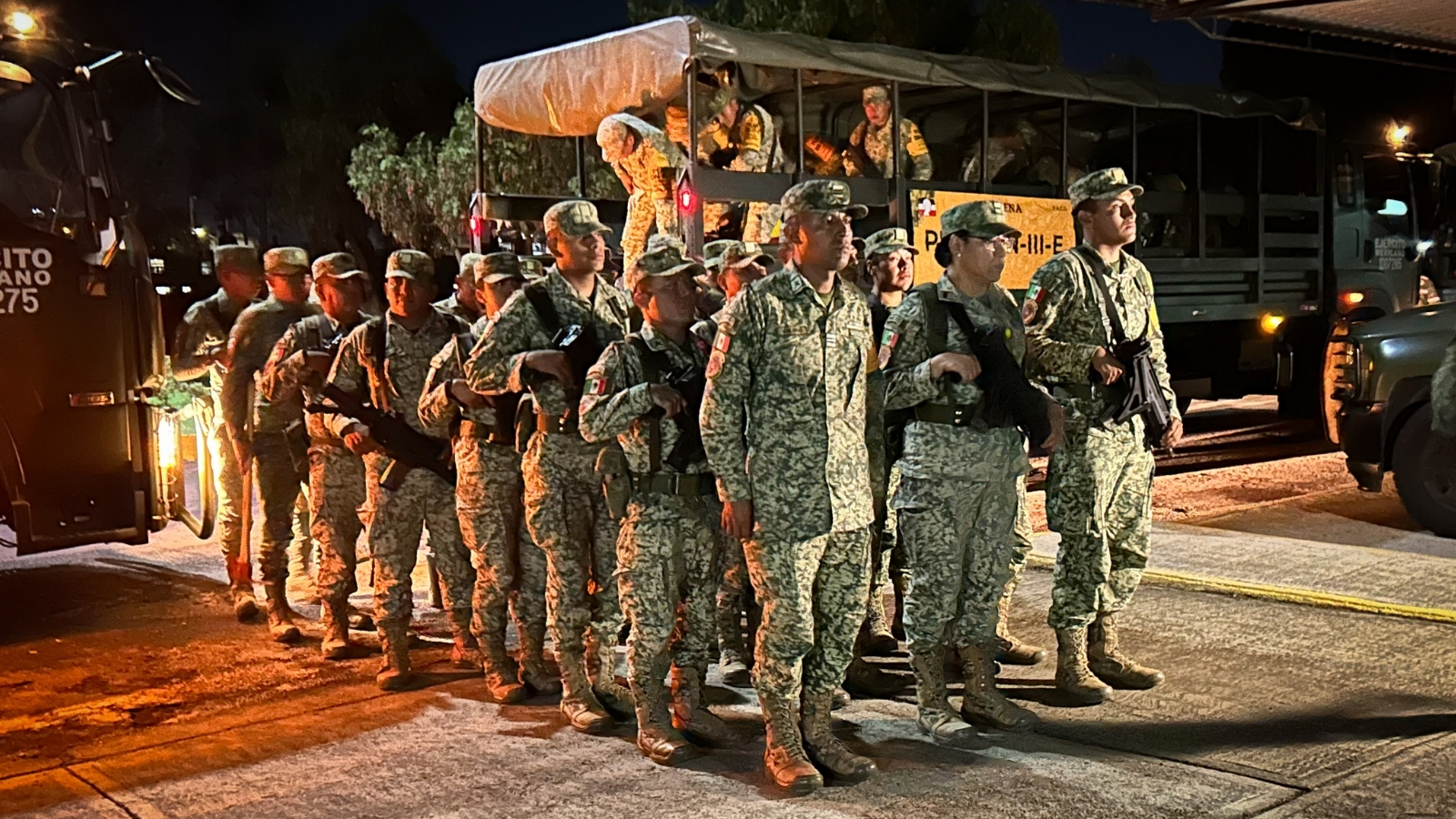 Sedena refuerza apoyo con más de 360 elementos del Ejército en Hidalgo