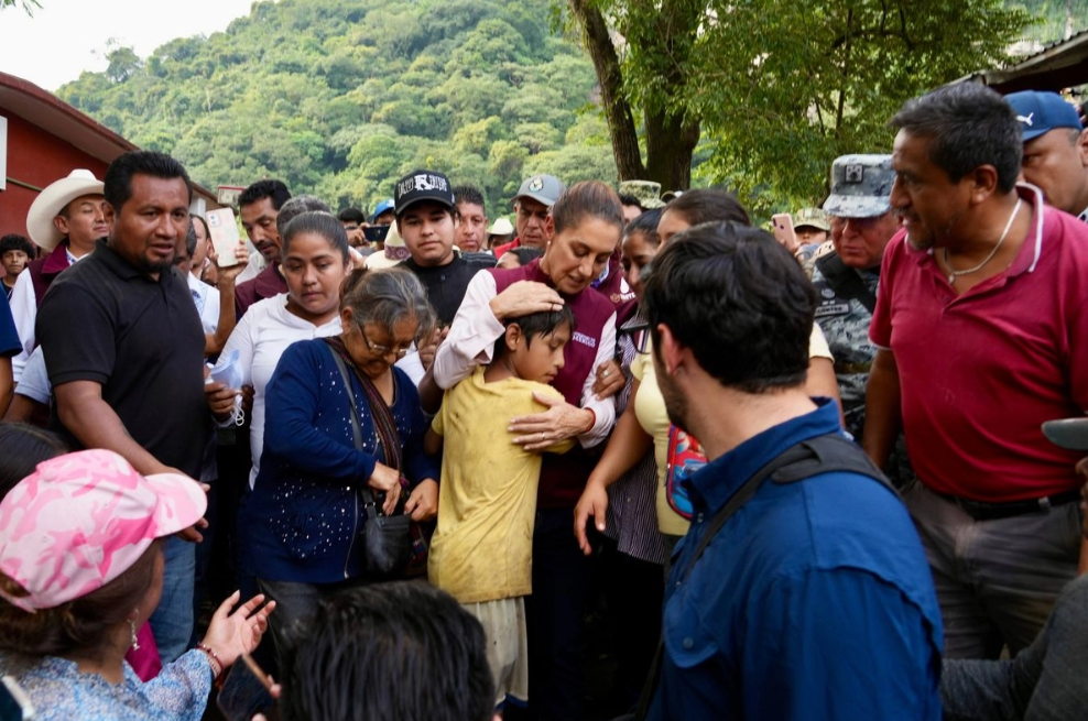 “Si algo tiene México, es generosidad” afirma Sheinbaum tras recorridos por Hidalgo