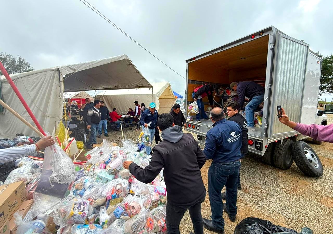 Zempoala entrega víveres a familias afectadas por lluvias en Tianguistengo