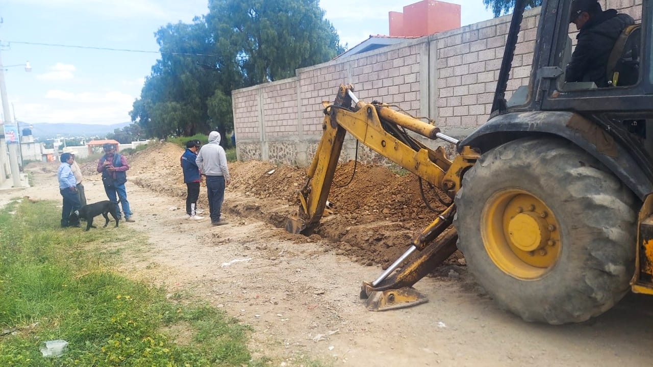 Zempoala mejora servicios sanitarios con nuevas redes de drenaje en comunidades